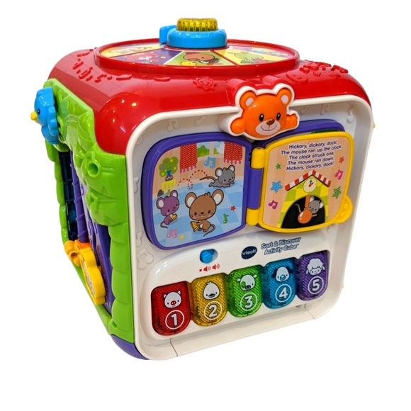 VTech baby play and discover activity cube with sound, lights and music - Picture 1 of 9